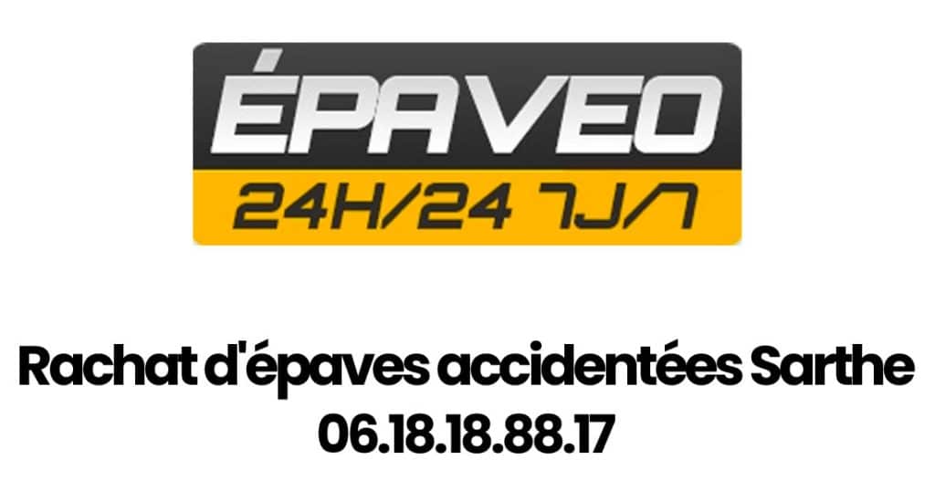Rachat d'épaves accidentées Sarthe