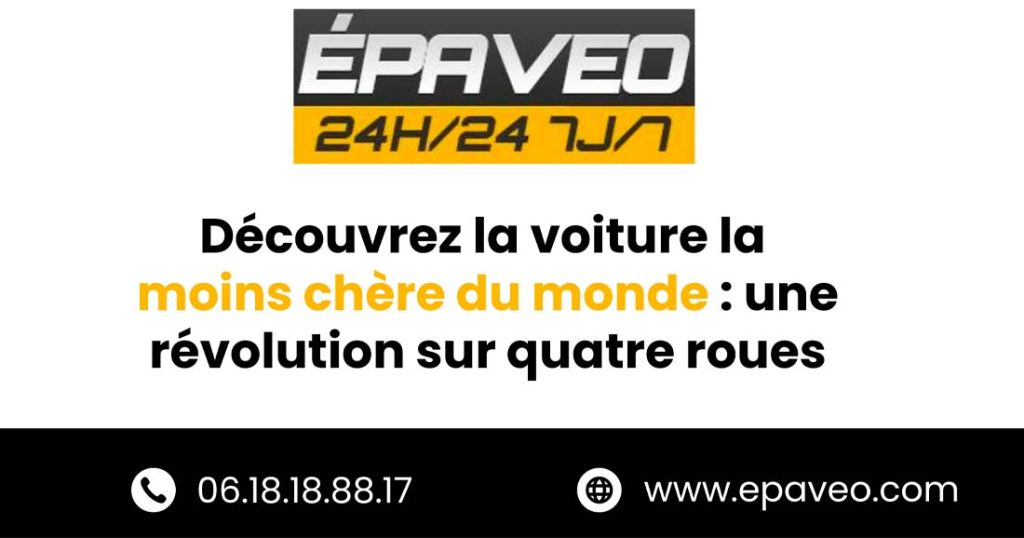 la voiture la moins chère du monde